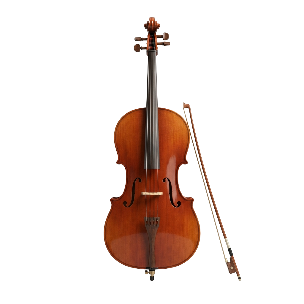 チェロのクローズアップ写真